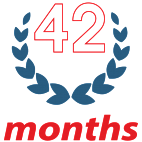 42 months warranty period